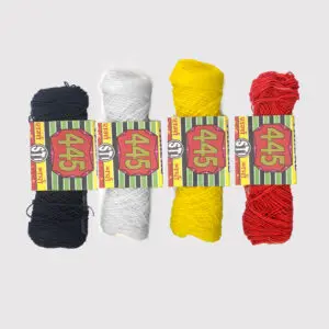 Cotton Thread - "তুলো সুতো" - Red - White - Yellow - Black - Colour - 445 Thread