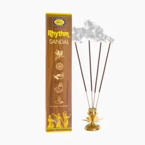 Cycle Rhythm Sandal - With Free Match Box -108 gm Pooja Agarbattis - Incense Stick