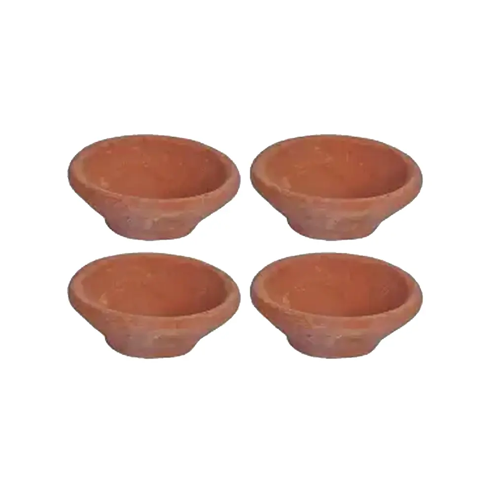 Clay Diya - "মাটির প্রদীপ" - "मिट्टी का दिया" - Oii Lamp - Matir Pradeep - Pack of 110 Pieces