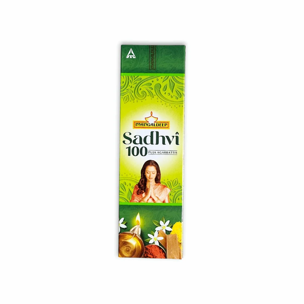 Mangaldeep Sadhvi -100 Pooja Agarbattis - Incense Sticks - By ITC - Image 2