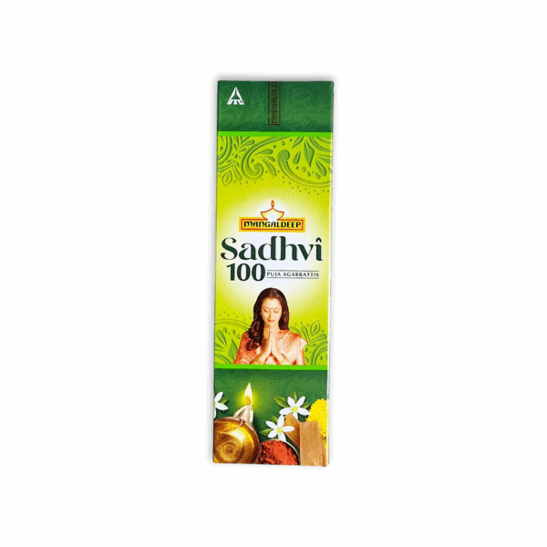 Mangaldeep Sadhvi -100 Pooja Agarbattis - Incense Sticks - By ITC - Image 2