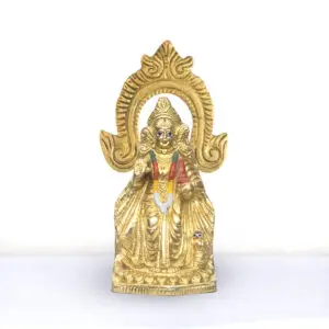 Maa Lakshmi - 8"  Brass Laxmi Mata Murti - Pure Pital Brass Lakshmi Mata Murti