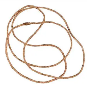 Original Tulsi Kanthi Mala - "তুলসী কাঠের মালা" - "तुलसी कंठी माला" - Tulasi Mala for Neck - Wood Tulasi Mala - 3 Round