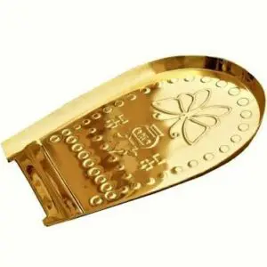 Brass Kulo - "পিতলের কুলো" -  "पीतल का कुला" - 13×10 inch (Length ×Width) - No-1 - Brass Kulo - Brass Tokri