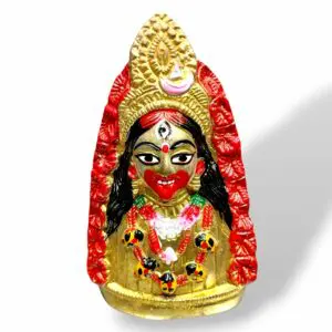 Pure Brass Maa Tara Murti - 4 Inch × 2.5 Inch - 500 gm Approx