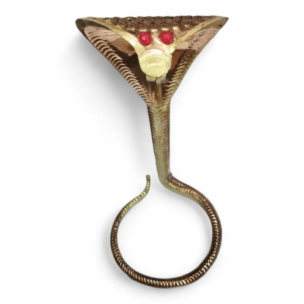 Pure Copper Snake - 9 Inch (Height) - For 8 No Shiva Lingam - Image 2