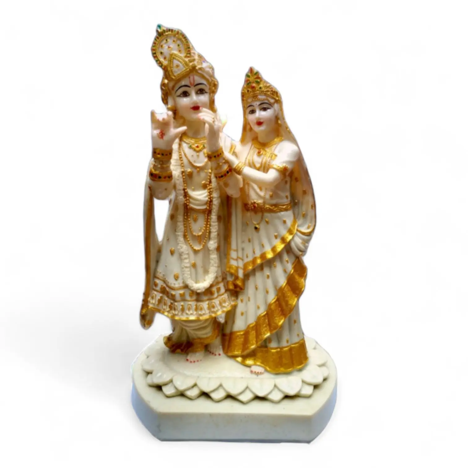 A beautifully handcrafted Marble Dust Shiva Lingam for worship