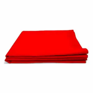 Premium Quality Original Cotton Red Shalu Cloth - Shalu Kapda - Red Lal Cloth Puja Kapda Vastra Cloth, Pack of 1, 100% Natural, for Hawan, Puja Pooja Cloth Aasan