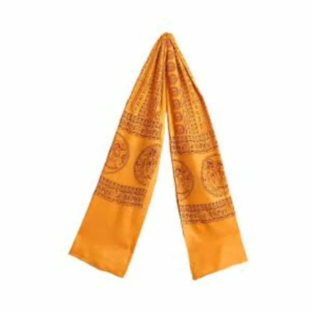 XL Size Mayapuri Bhagwa Namavali - Namabali - Ramabali - With Hare Krishna Printed In Bengali - Image 2
