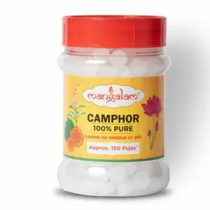 Mangalam Camphor - "মঙ্গলম কর্পূর" - "मंगलम कपूर" - Tablet 100g Jar