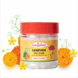 Mangalam Camphor - "মঙ্গলম কর্পূর" - "मंगलम कपूर" - Tablet 50 gm Jar