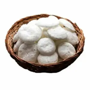 Sugar Batasha - "চিনির বাতাসা" -"चीनी बताशा" - White Batasha - Patasha For Puja