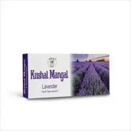 Kushal Mangal - Lavender Puja - Prayer Agarbatti - Liberty - Pack of 6 Box - 100 gm Each