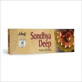 Sondhya Deep - Incense of Richness - Puja - Prayer Agarbatti - Liberty - Pack of 1 Doz - 70 gm Each