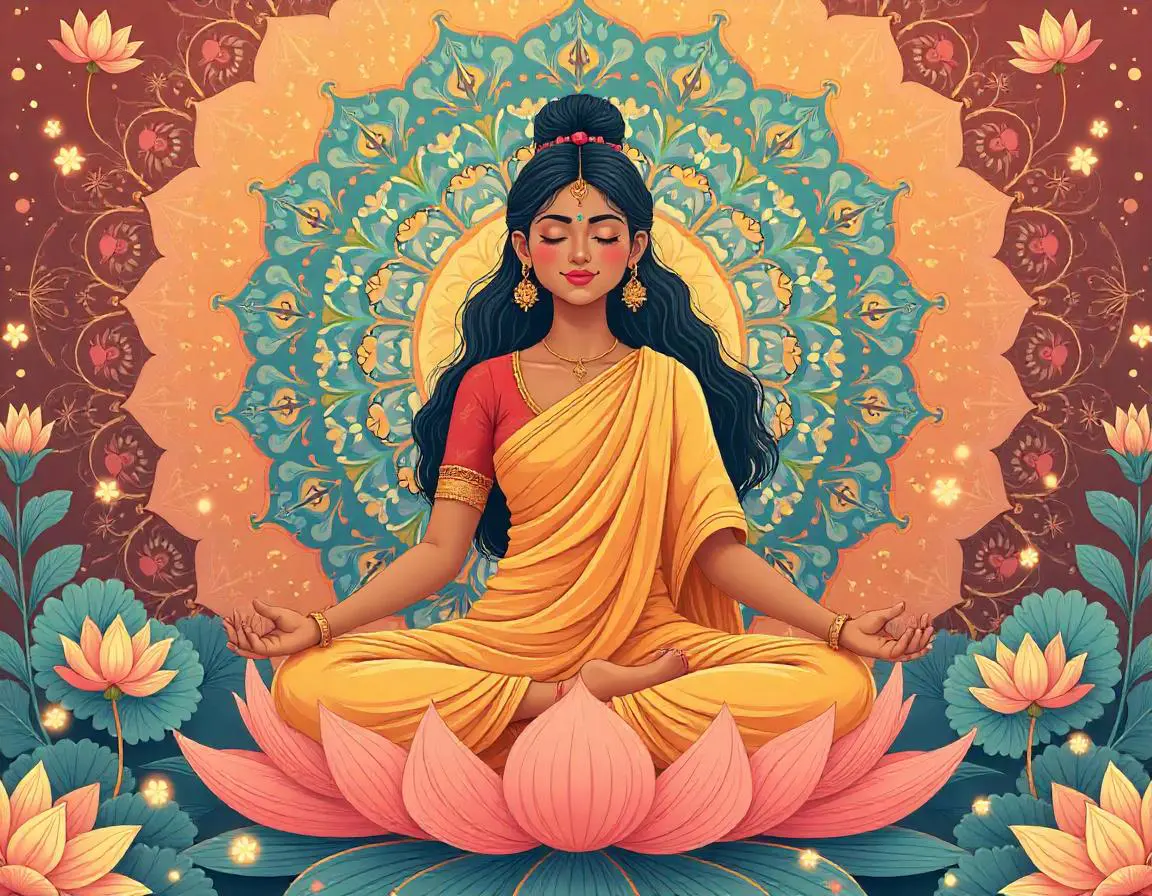 Sahadeva meditating
