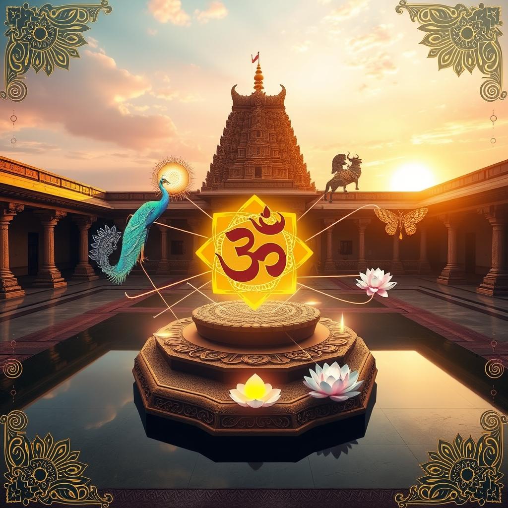 Image depicting Hindu symbolism