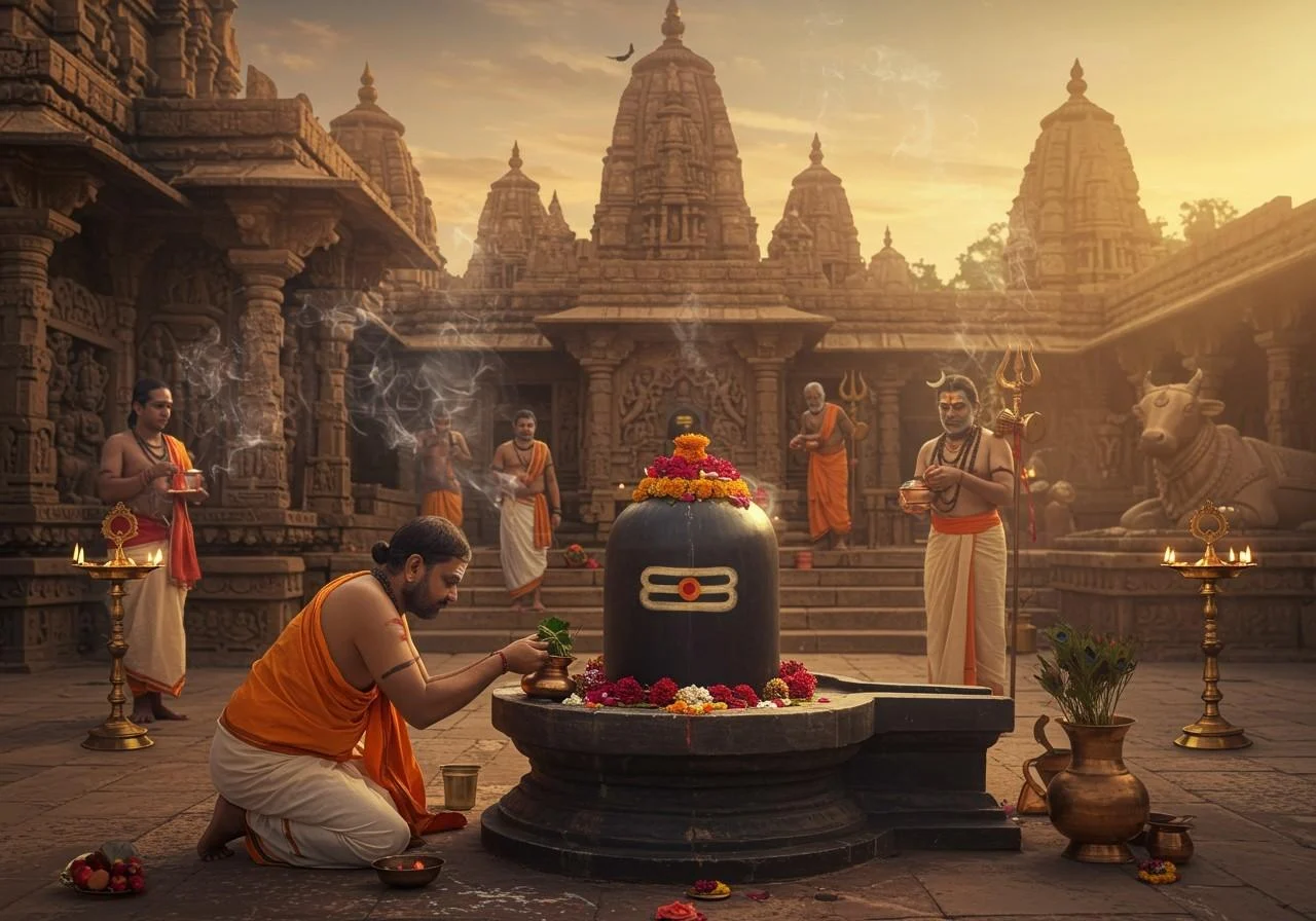 A vibrant depiction of Tripura's spiritual traditions and festivals