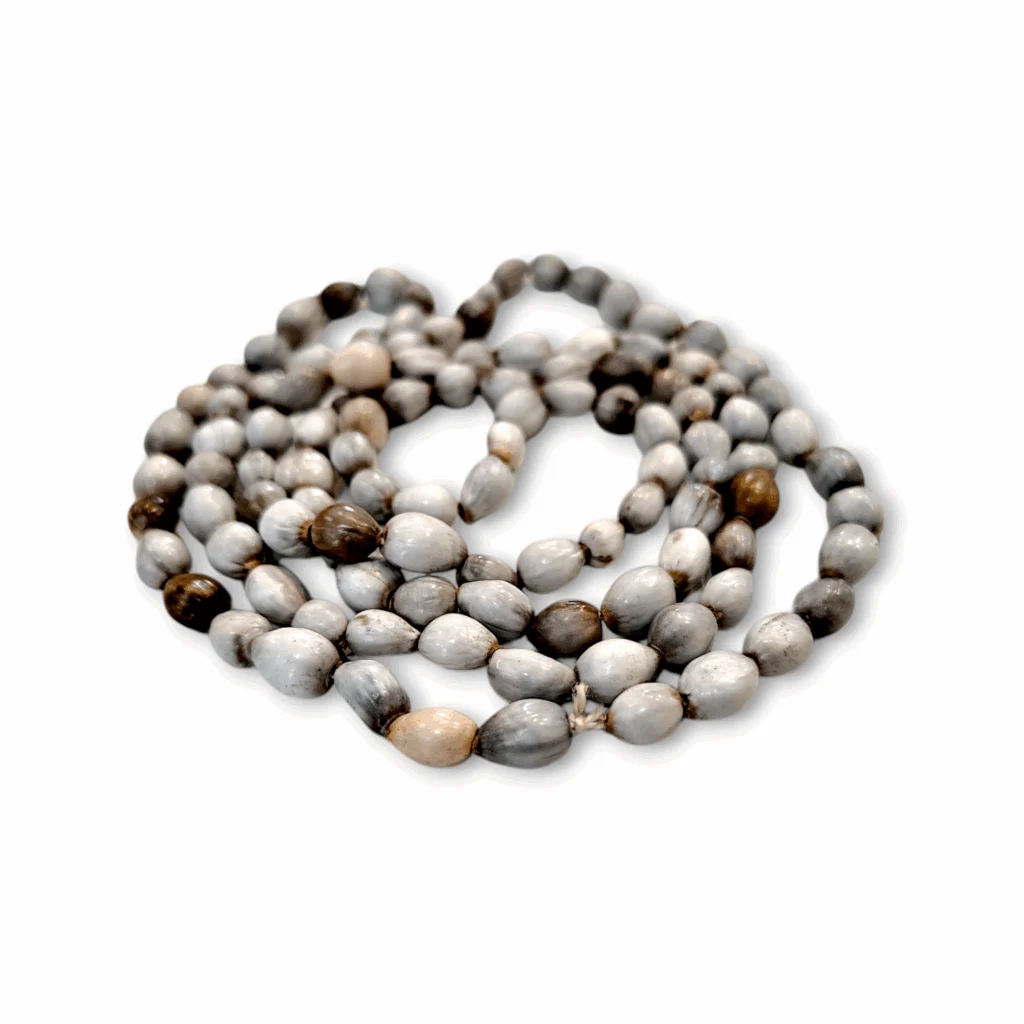 Vaijanti Mala - "वैजयंती माला" Original 108 Vaijayanti Garland 108 Beads Original Vaijanti Garland Jaap Mala Real Baijanti Ka Garland Vyjanti Vaijayanti Bead Mala Baijanti Ka Garland Hand Knotted For Men & Women Meditation Chanting Wearing - Astrological Purpose