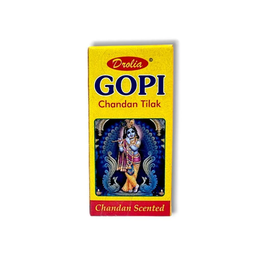 Gopi Chandan Tilak - Chandan Tilak - Drolia Tilak - White Shade 75 gm Chandan Scented Tilak - Image 2