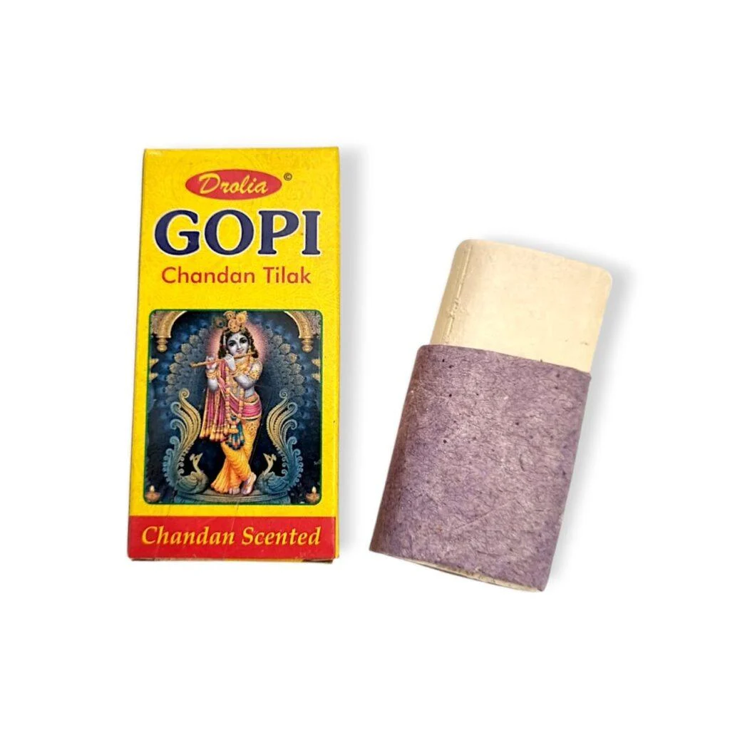 Gopi Chandan Tilak - Chandan Tilak - Drolia Tilak - White Shade 75 gm Chandan Scented Tilak