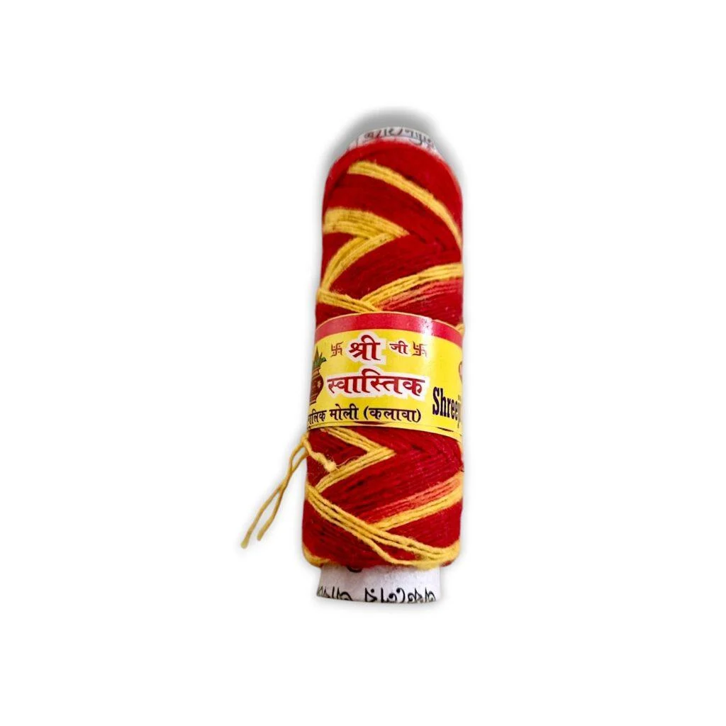 Pure Kalwa - Raksha Sutra - Mangaik Moli - A Sacred Hindu Thread - Pure Cotton Yarn
