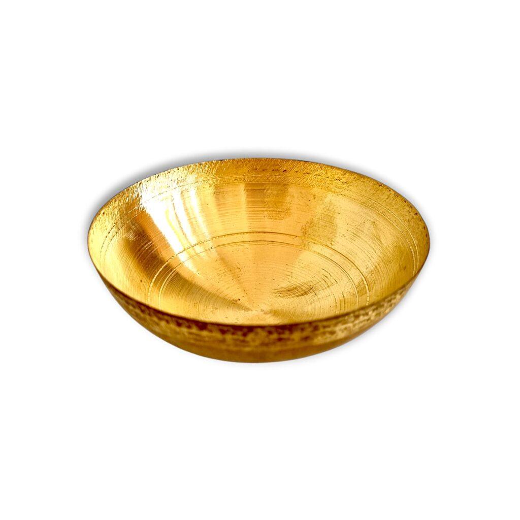 No1 Original Pure Brass Pooja Bowl - Puja Malsha - Malsha - Shora - Pooja Katori - "पूजा कटोरी" Medium Size