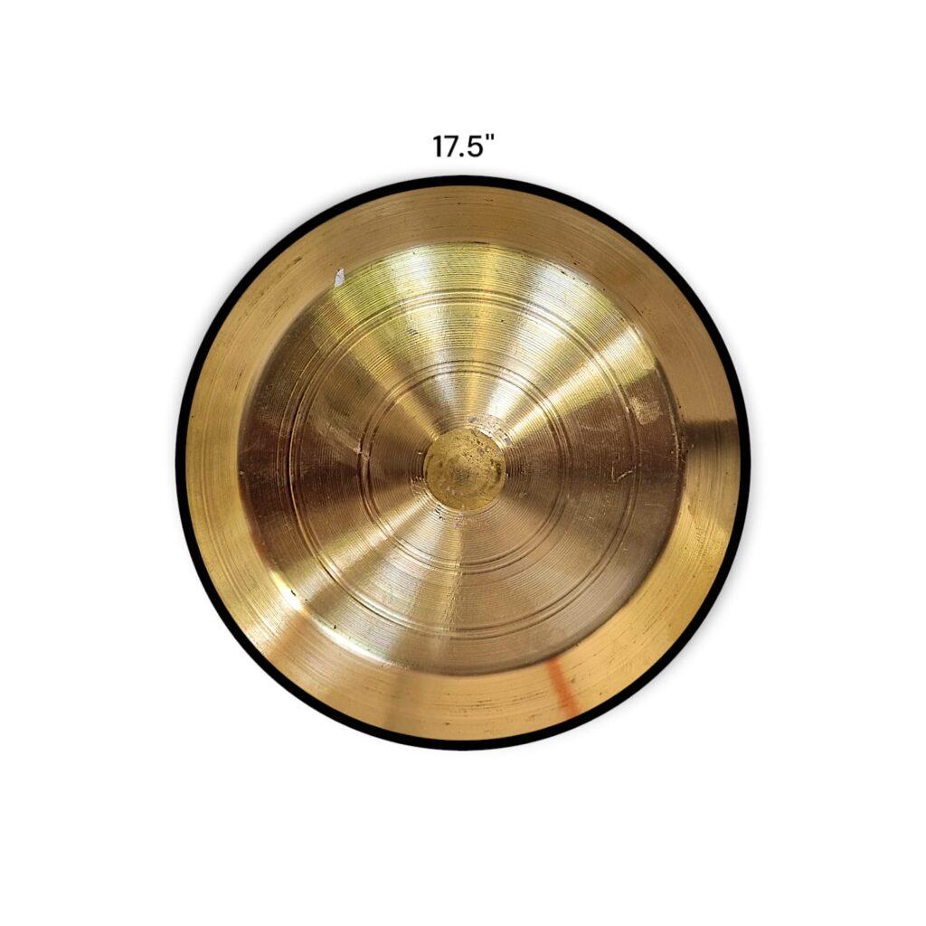 Original Pure Brass Pooja Plate - Pooja Plate - पूजा की थाली 5.6 Inch - Image 2