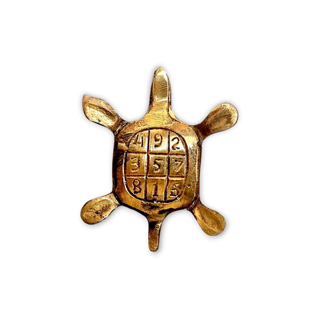 Pure Brass Tortoise Figurine - Tortoise Statue - "कछुआ प्रतिमा" 13 Inch - Image 3