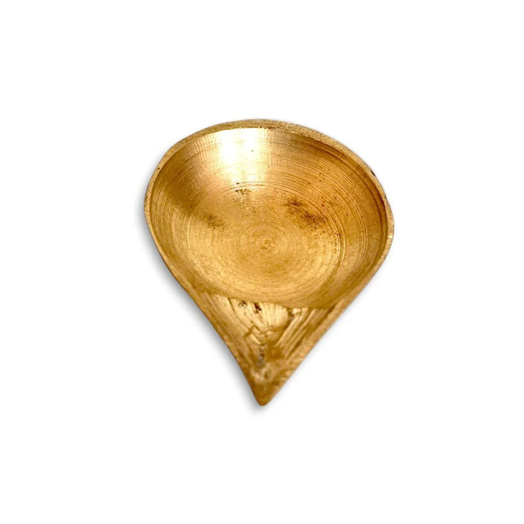 Pure Brass Diya - Aarti Diya 2.7 Inch - Image 4