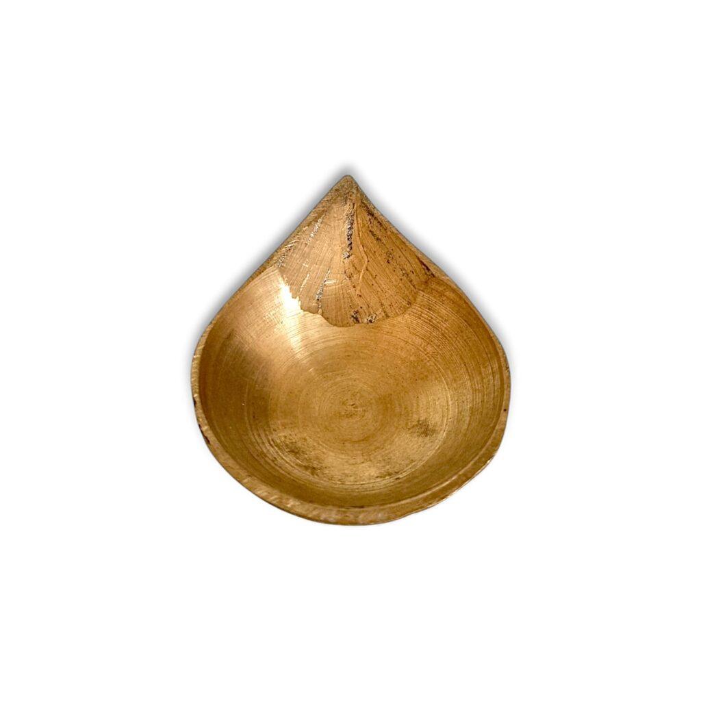 Pure Brass Diya - Aarti Diya 2.7 Inch - Image 2
