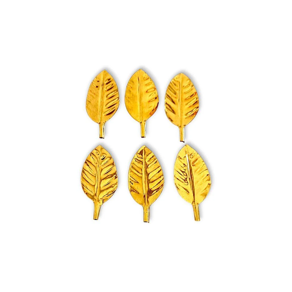 Pure Brass Tulsi Patta - Tulsi Patta - "तुलसी का पत्ता" 1.5 Inch
