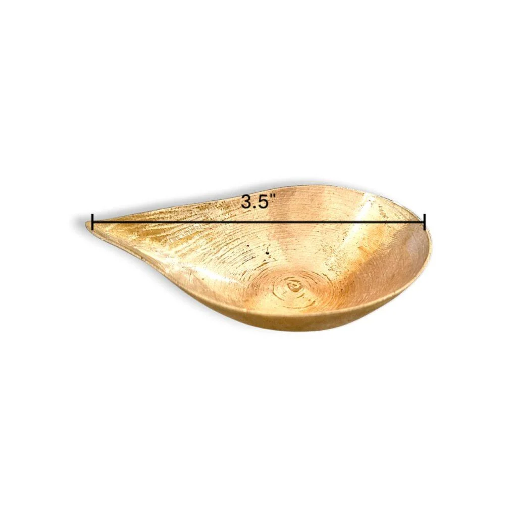 Pure Brass Diya - Aarti Diya 10 Inch - Image 2