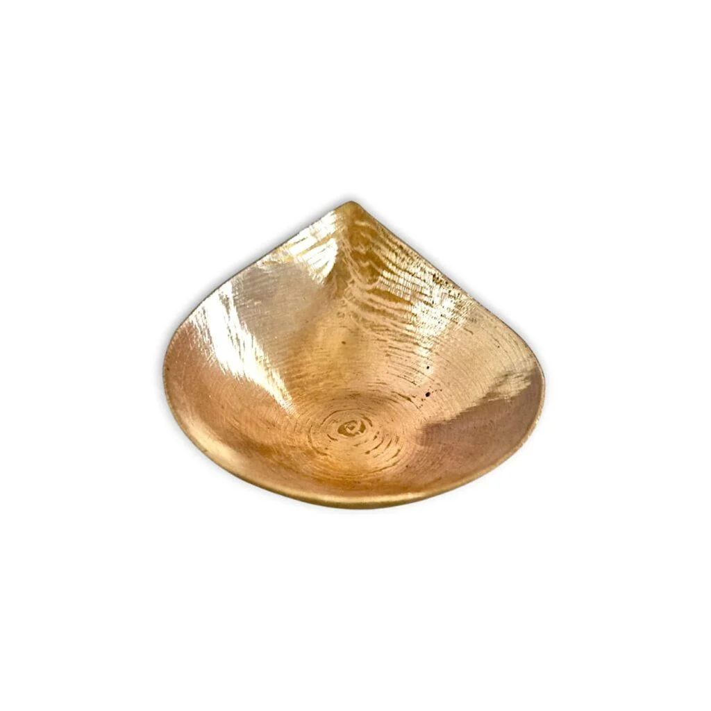 Pure Brass Diya - Aarti Diya 10 Inch - Image 3