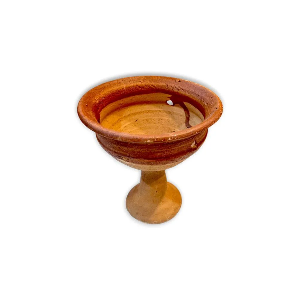 Handmade Dhuno Pot - Dhoop Dani - Mitti ka Dhuno Pot - "धूप जलाने का पात्र" Medium Size - Image 2
