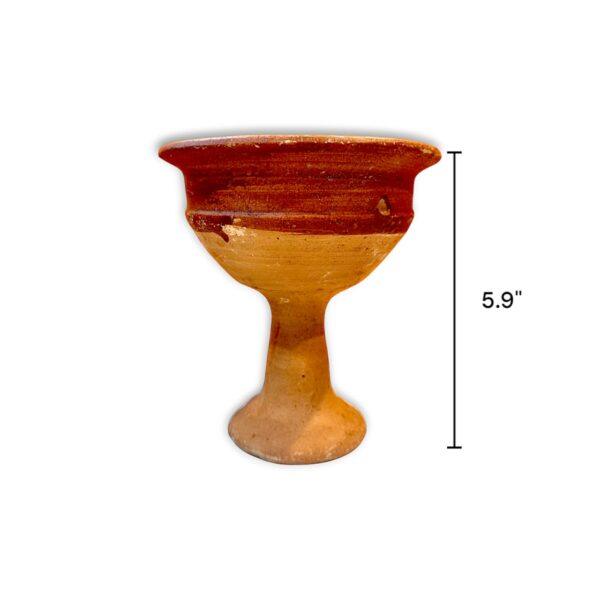 Handmade Dhuno Pot - Dhoop Dani - Mitti ka Dhuno Pot - "धूप जलाने का पात्र"  Medium Size - Image 3