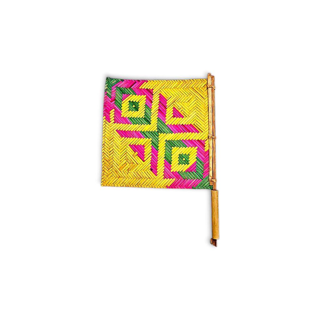 Pure Bengali Woven Handicrafted Bamboo Hand Pakha - "হাত পাখা" - Standard Size Bamboo Pankha
