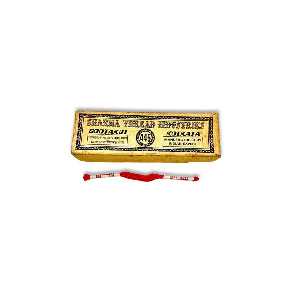 Sootakul Thread - Red Sootakul - Single Piece - Red Thin Kalava - Moli For Puja And Personal Use
