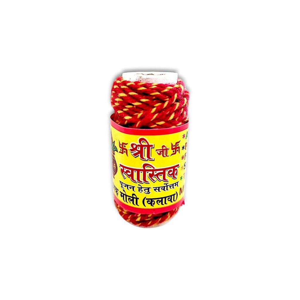 Pure Kalwa - Raksha Sutra - Mangaik Moli - A Sacred Hindu Thread - Pure Cotton Yarn - Image 2