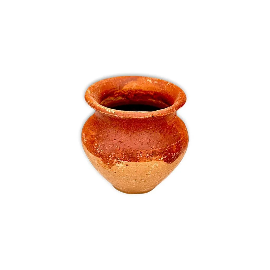 Handmade Manasa Pooja Ghat - Pooja Ghat - Clay Noggin 2.8 Inch - Small Size Puja Ghat - Noggin