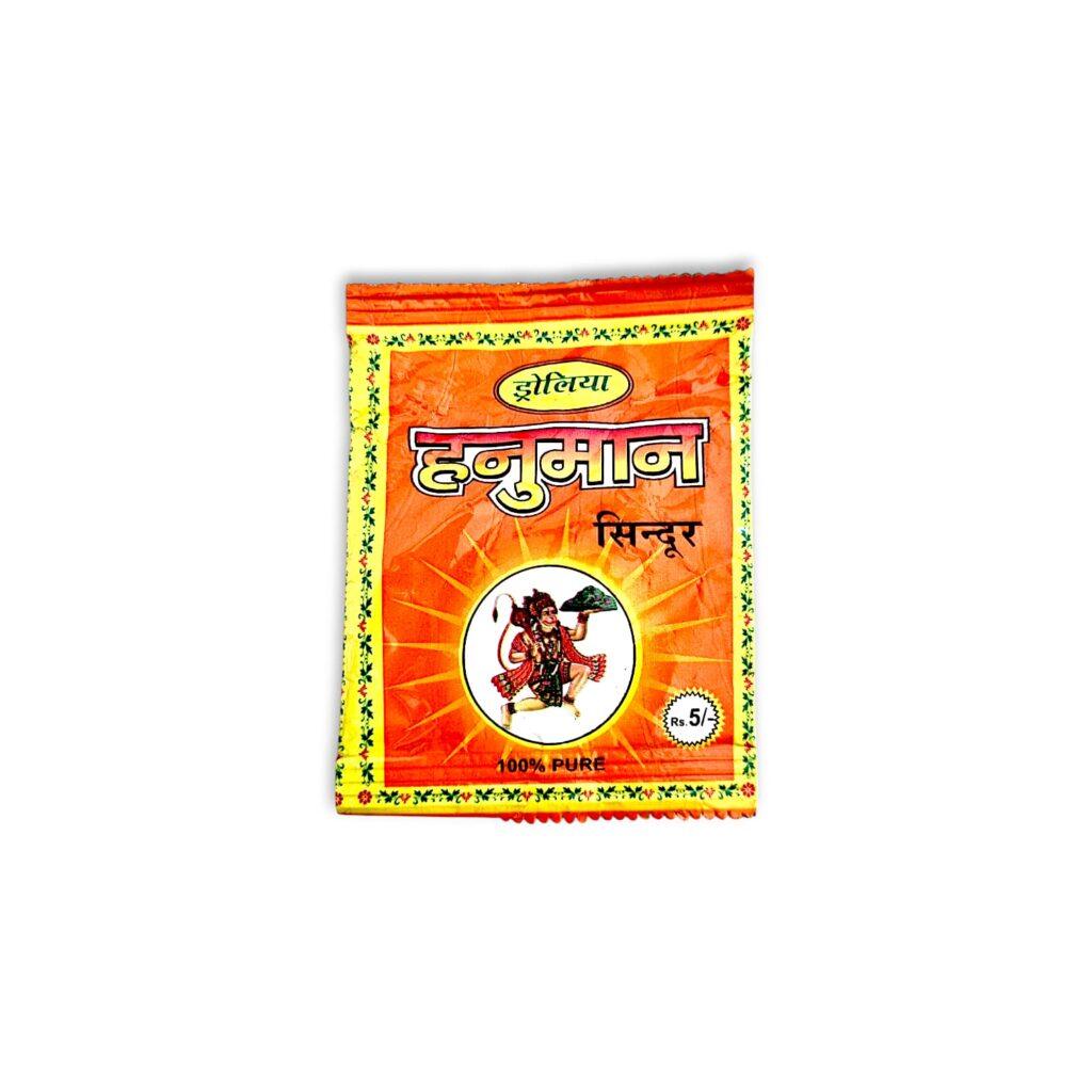 100% Pure Hanuman Sindoor - "हनुमान सिन्दूर" Drolia Brand Pure Hanuman Sindoor