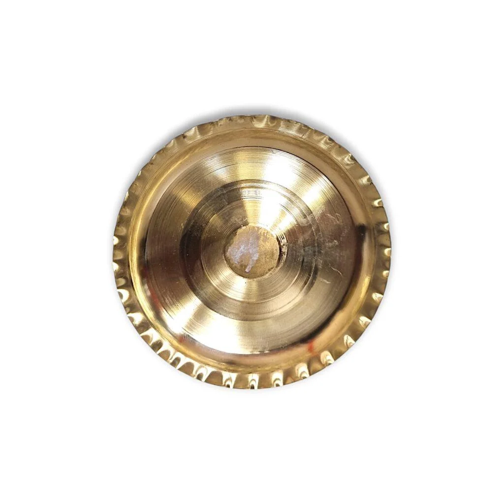 Original Pure Brass Pooja Plate - Pooja Plate - पूजा की थाली 15 Inch