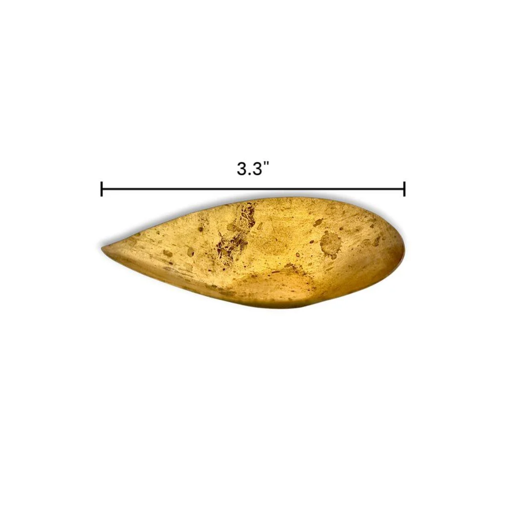 Pure Brass Diya - Aarti Diya 8.8 Inch - Image 4