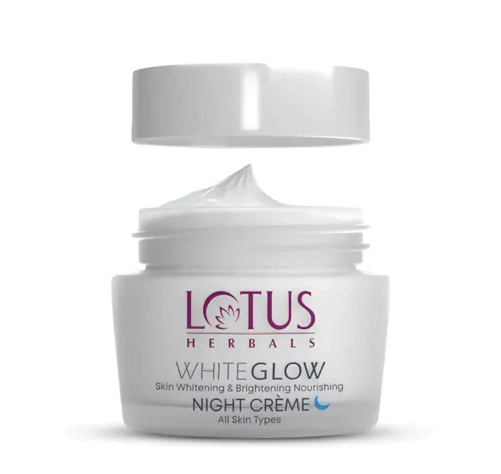 Lotus Herbals Whiteglow Skin Whitening & Brightening Nourishing Night Cream - 40gm