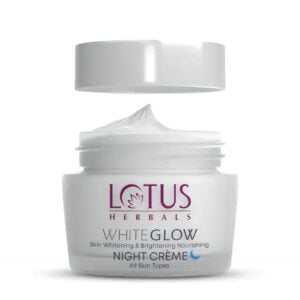 Lotus Herbals Whiteglow Skin Whitening & Brightening Nourishing Night Cream - 40gm