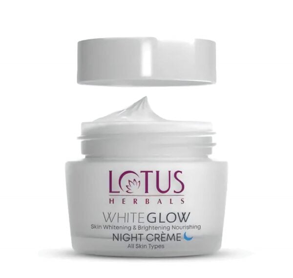 Lotus Herbals Whiteglow Skin Whitening & Brightening Nourishing Night Cream - 40gm