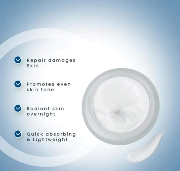 Lotus Herbals Whiteglow Skin Whitening & Brightening Nourishing Night Cream - 40gm - Image 2