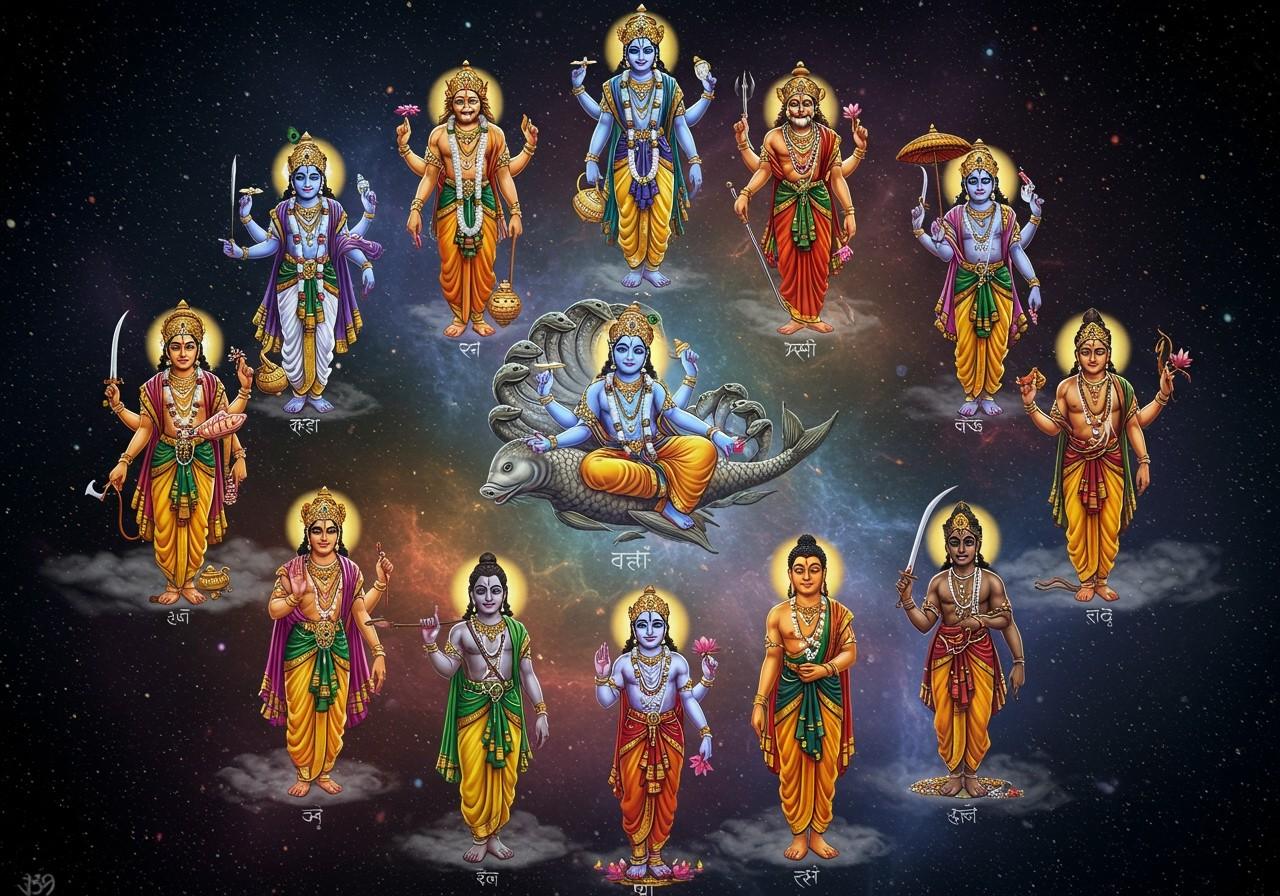 Dashavatara Order Names And Meanings Vishnu s 10 Avatars Explained 