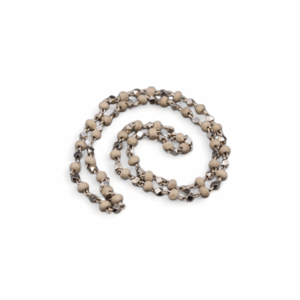 Original Tulsi Beads - Silver Capped Tulsi Mala 3-5 mm - Ram Tulsi Mala - Set of Single Piece - Image 4