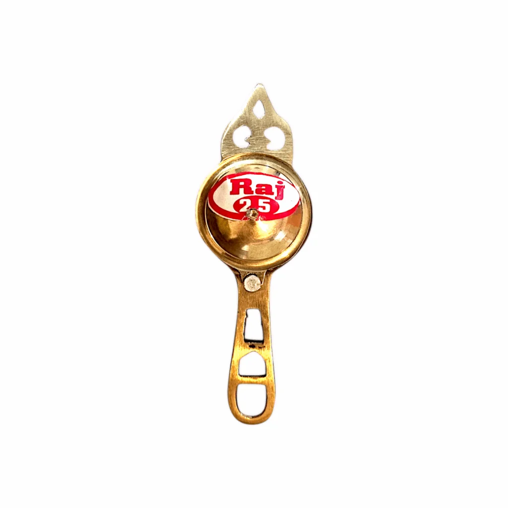 Pure Brass Handcrafted Kajal Lata - Kajal Lata 5.2 inch - "काजल लता" - "কাজল লতা" - Set of Single Piece