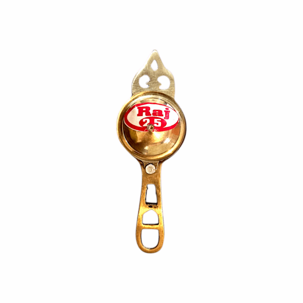 Pure Brass Handcrafted Kajal Lata - Kajal Lata 5.2 inch - "काजल लता" - "কাজল লতা" - Set of Single Piece